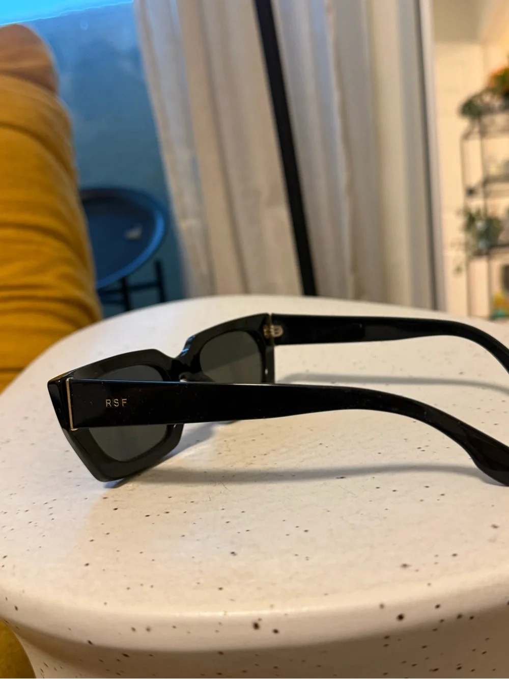 RETROSUPERFUTURE Black Rectangular Men’s Sunglasses
